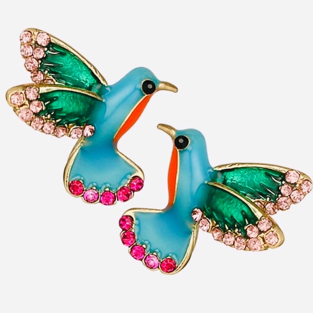 🍒3/$30 New Vintage-Inspired Hummingbird Earrings